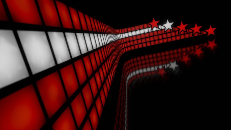 Red and White Light Tunnel