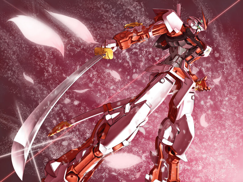 Red and White Mecha — Dramatic