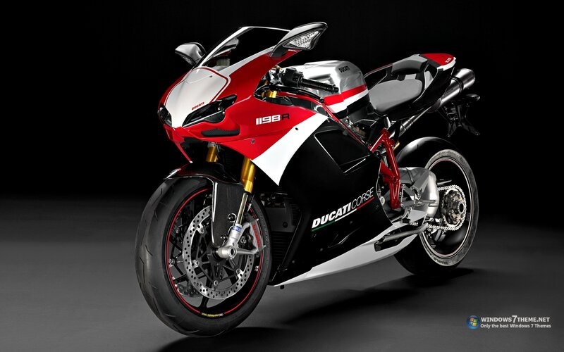 Red and White Motorcycle — Dramatic, Photograph, Black Background