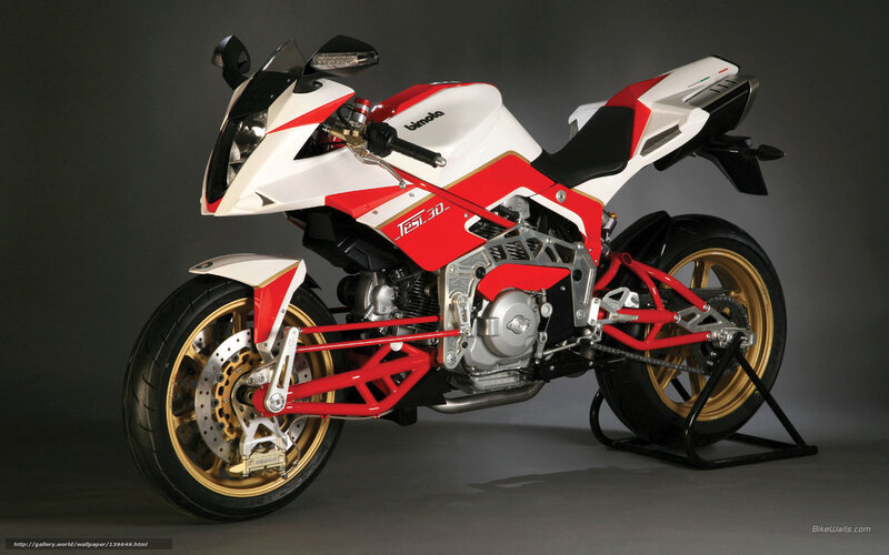 Red and White Motorcycle — Dramatic, Photograph, Stand