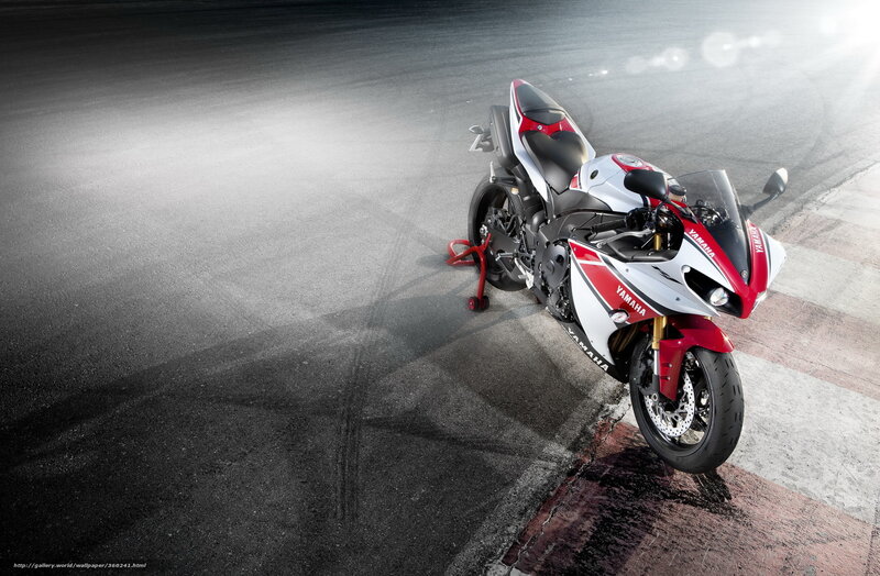 Red and White Motorcycle — Dramatic, Photograph, Track