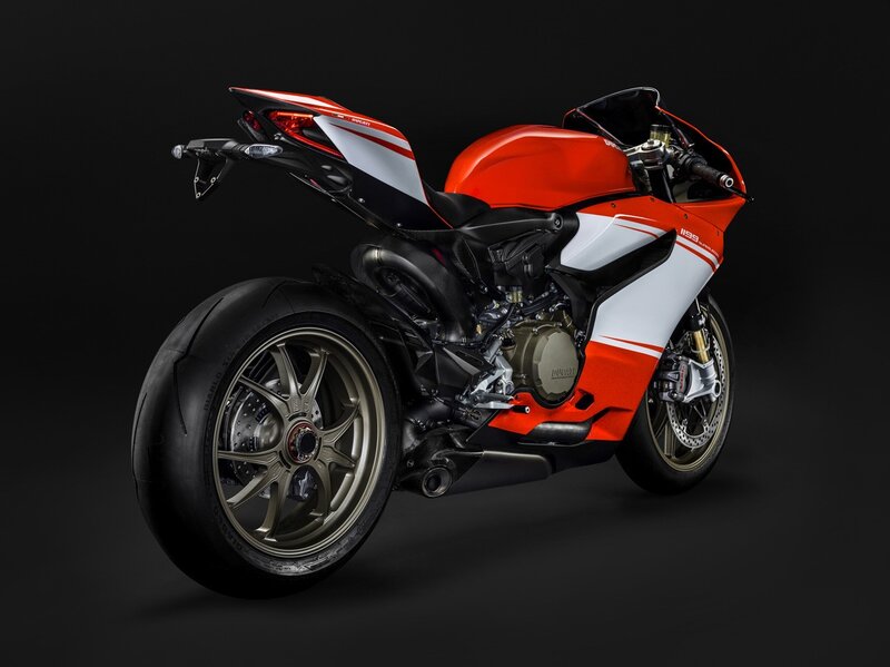 Red and White Motorcycle — Dramatic, Photograph, Wheel