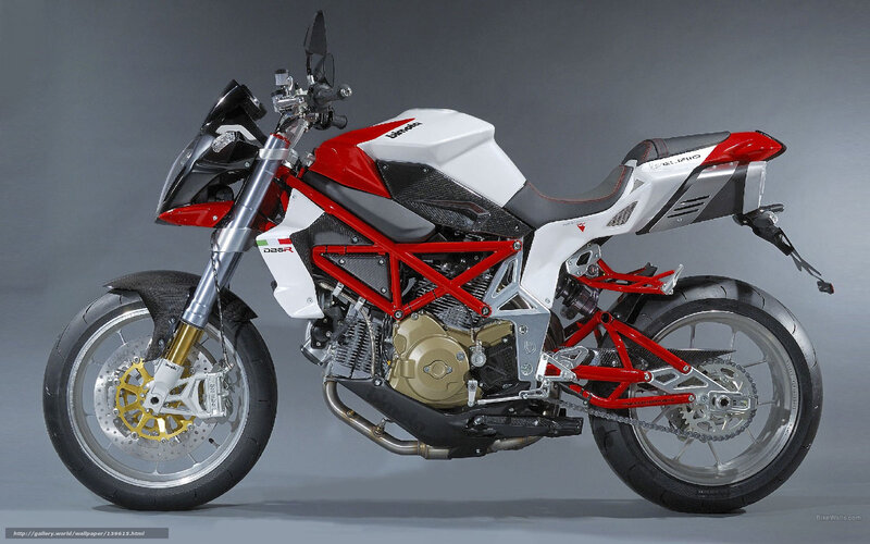 Red and White Motorcycle — Neutral, Photograph