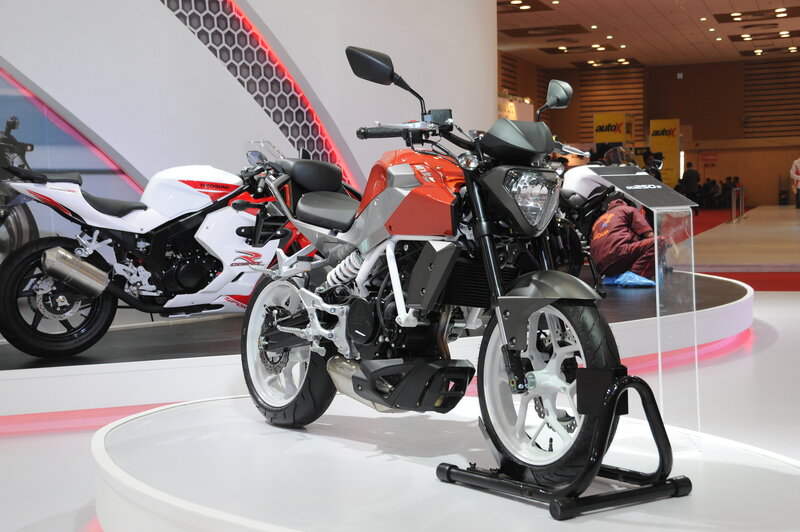 Red and White Motorcycles