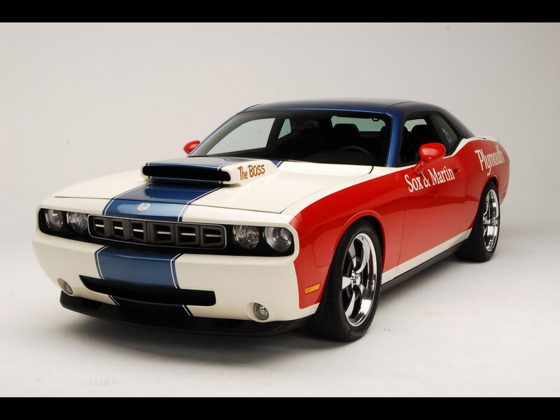 Red and White Muscle Car — Neutral, Photograph