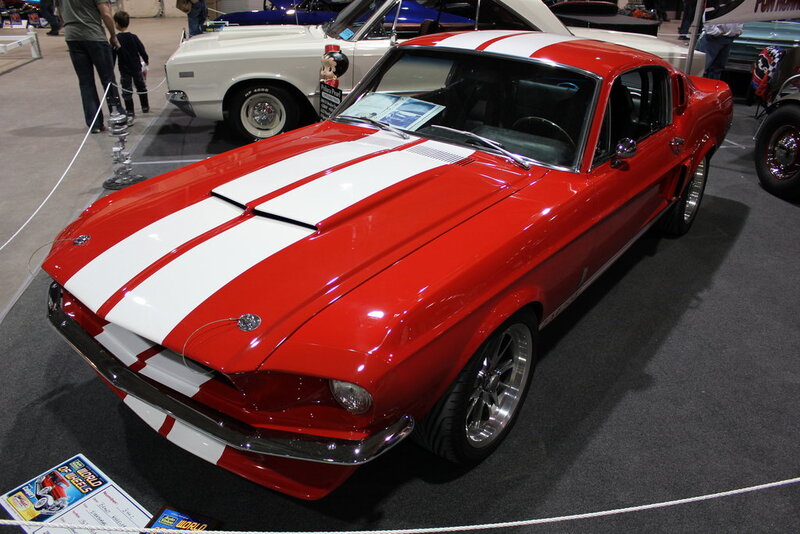Red and White Muscle Car — Neutral