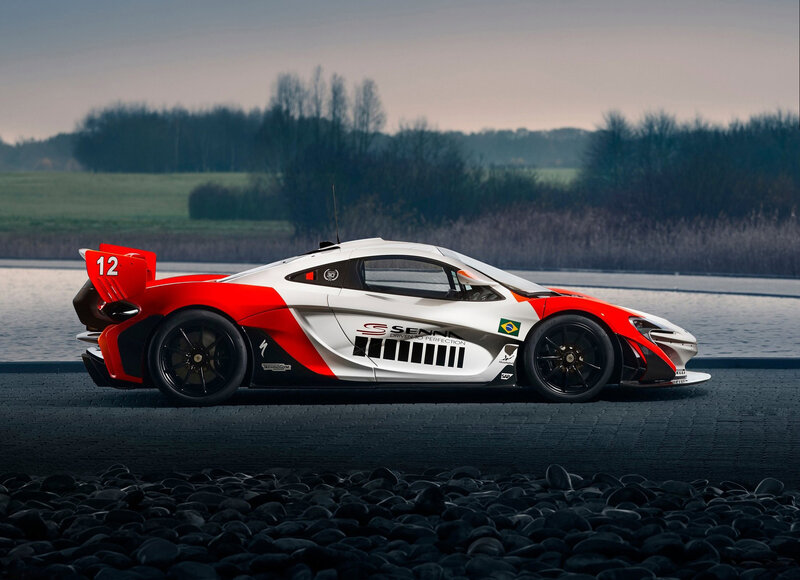 Red and White Race Car — Dramatic, Sunset
