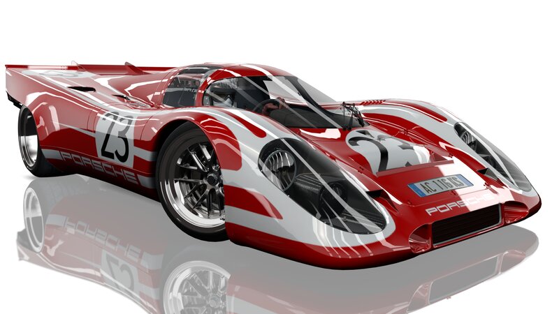 Red and White Race Car — Dynamic, 3d Render