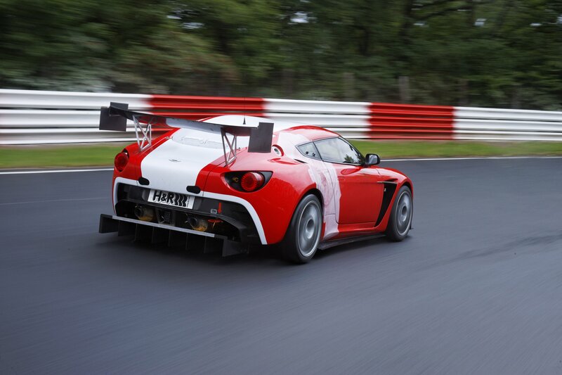 red and white race car on track