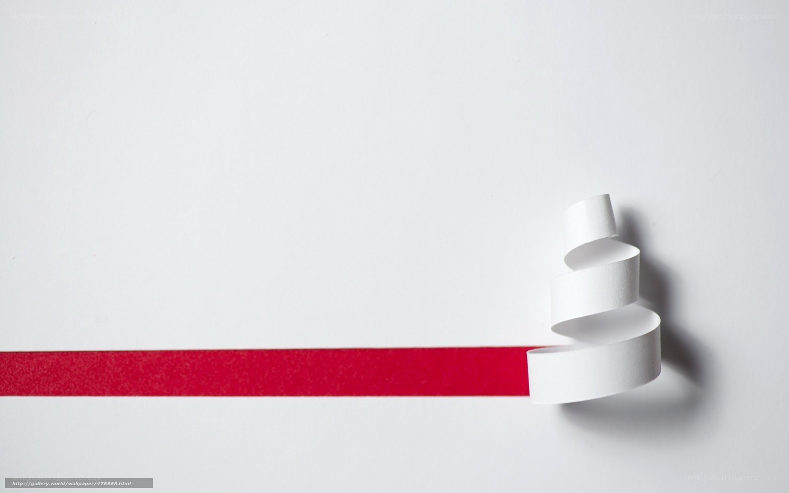 red and white ribbon design