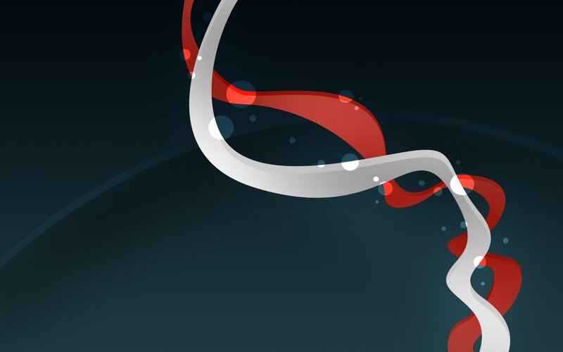 Red and White Ribbons