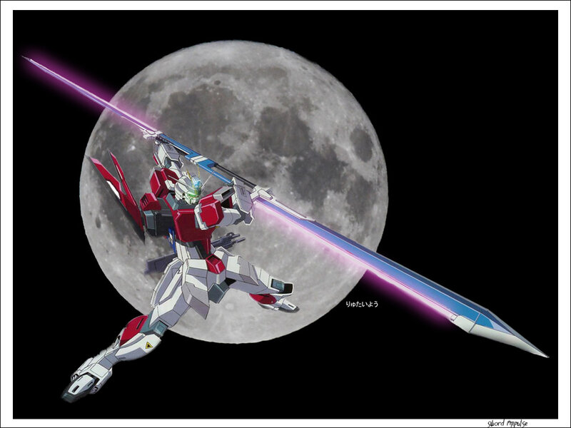 Red and White Robot — Dramatic, Night