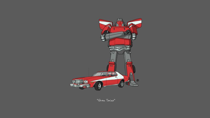Red and White Robot — Neutral