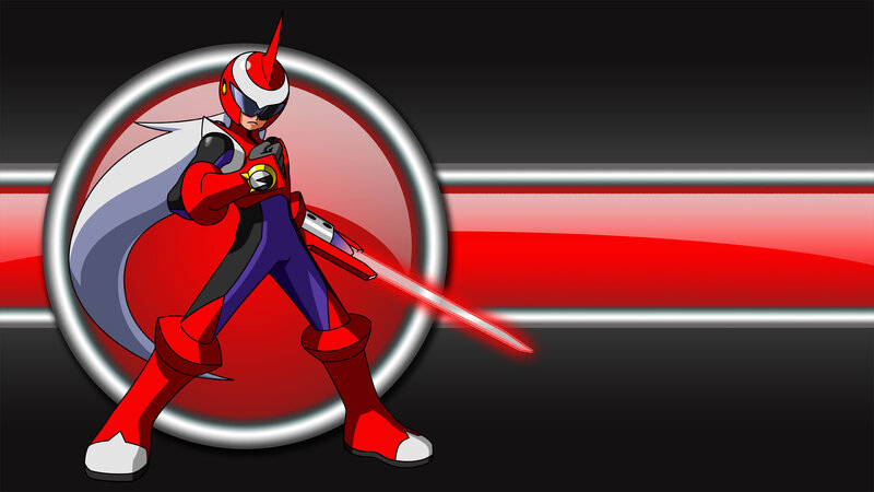Red and White Robot Warrior