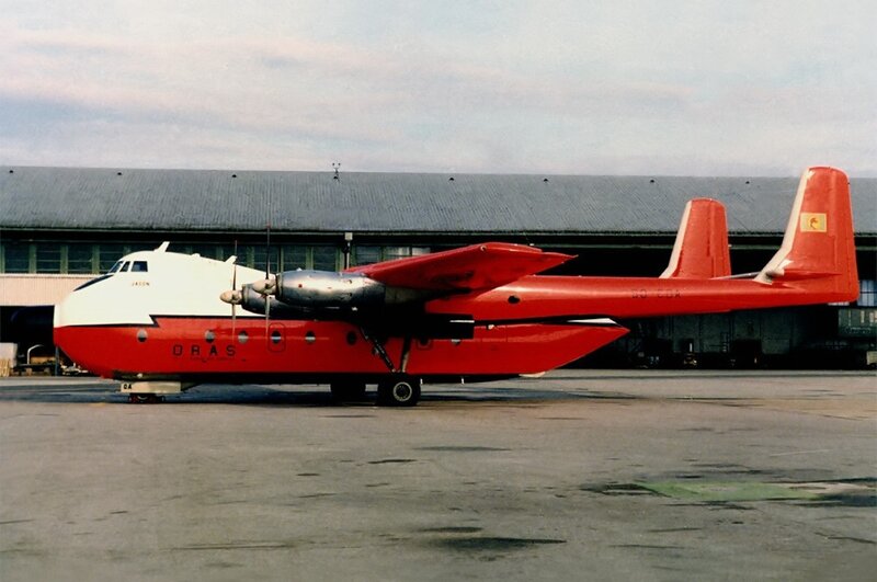 Red and White Seaplane — Calm, Afternoon