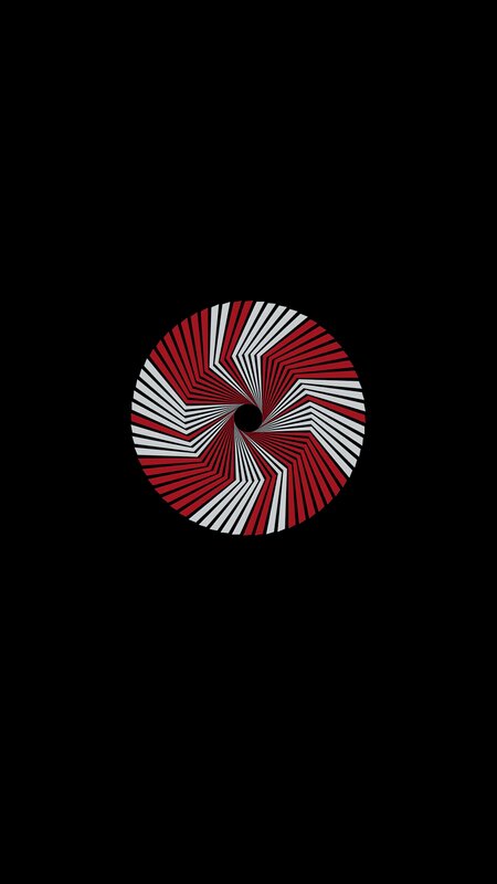 Red and White Spiral — Hypnotic