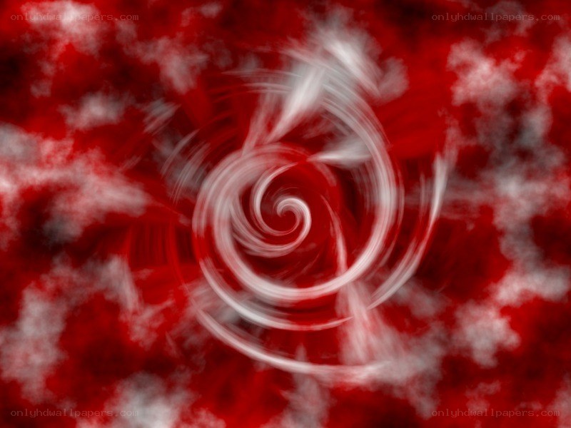red and white spiral motion
