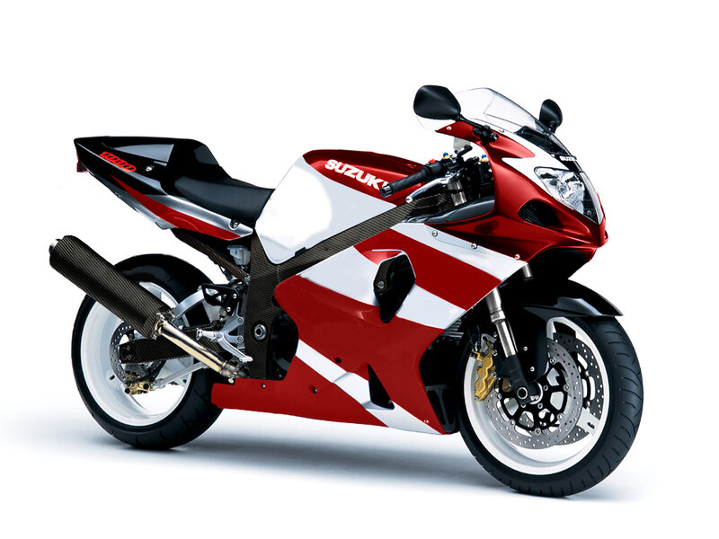 red and white sport motorcycle