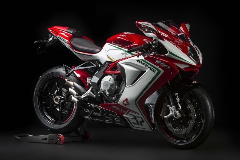 Red and White Sport Motorcycle — Dramatic, Photograph, Stand