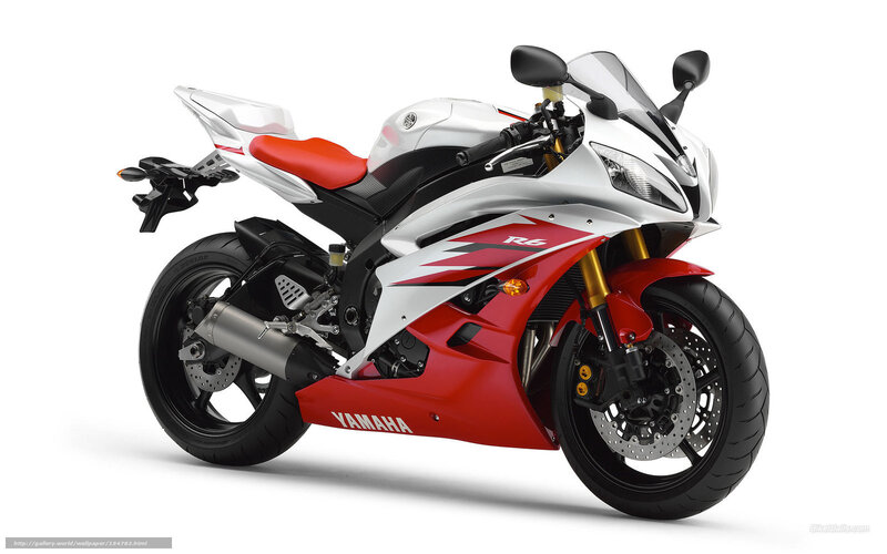 Red and White Sport Motorcycle — Neutral, Photograph