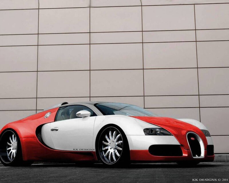 Red and White Sports Car — Dramatic, Photograph