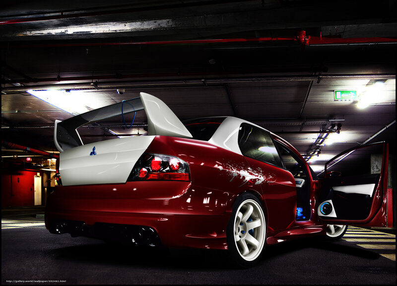 red and white sports car