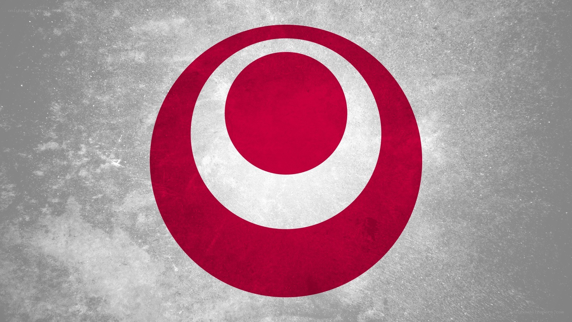 red and white target symbol