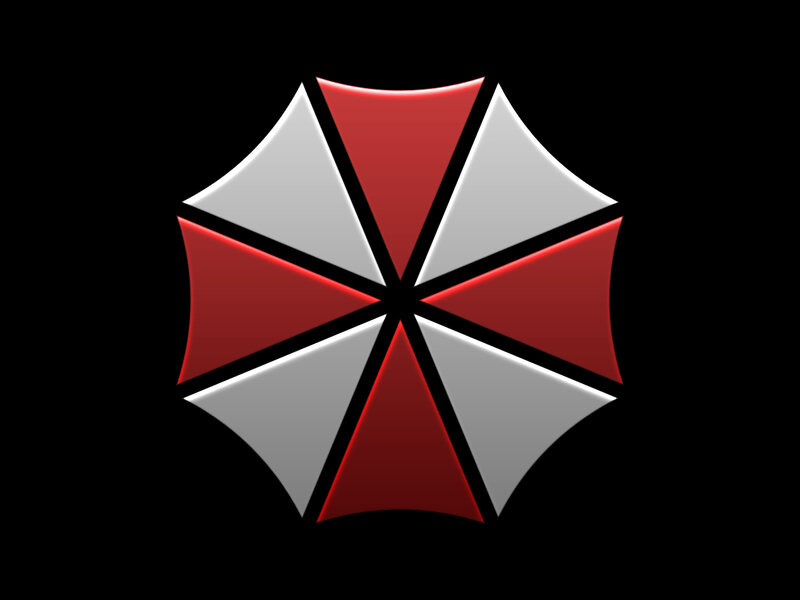 Red and White Umbrella Logo