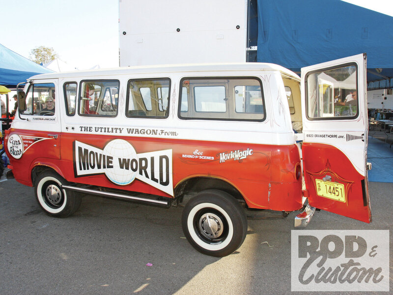 Red and White Van — Outdoor
