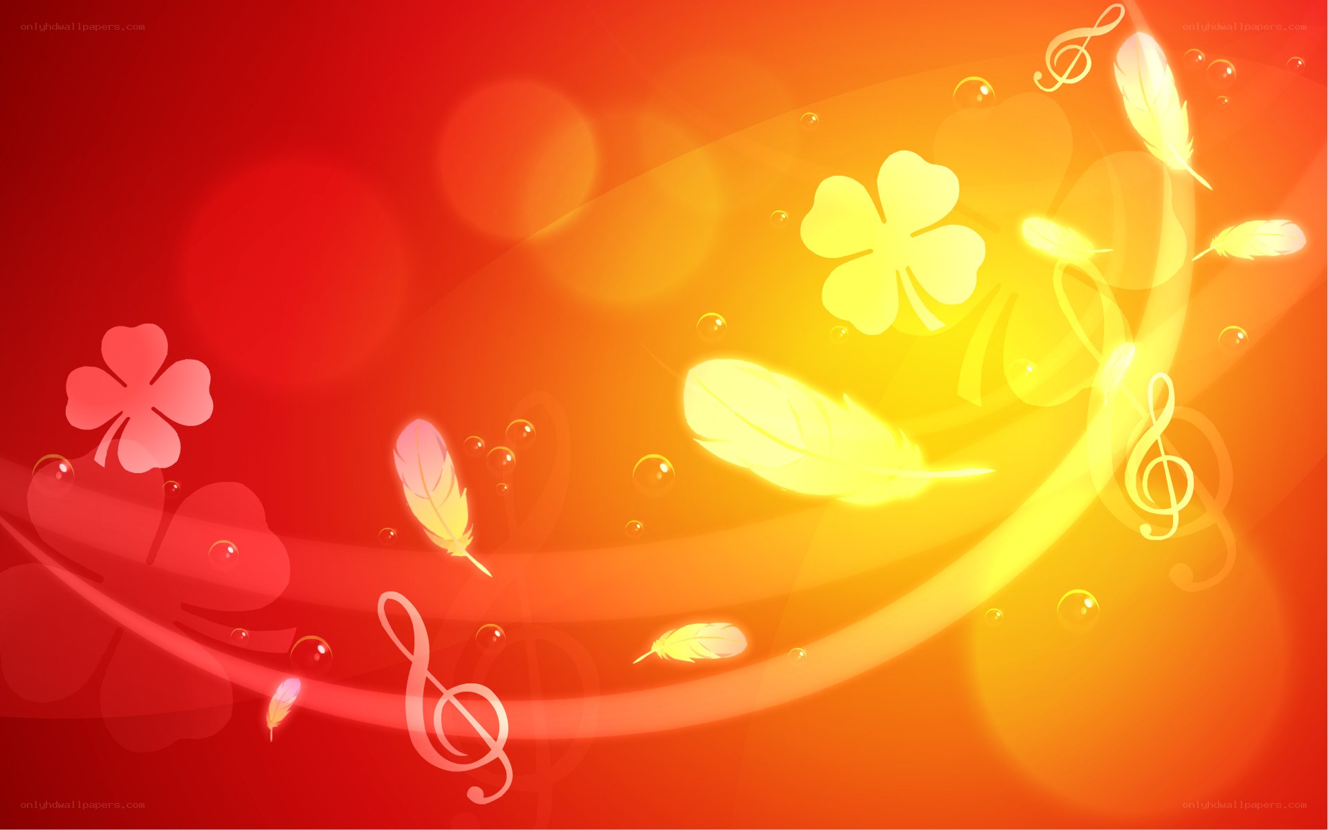 red and yellow abstract background