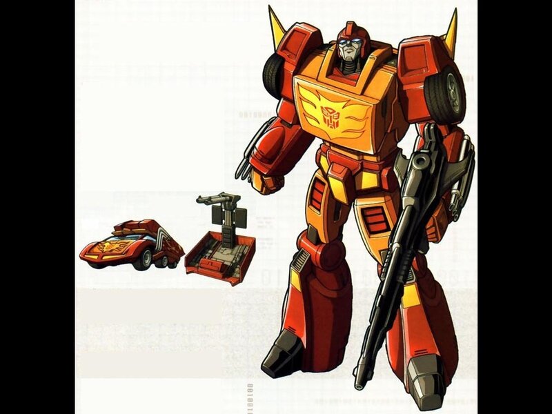 Red and Yellow Robot