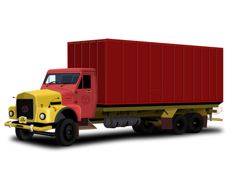 Red and Yellow Truck