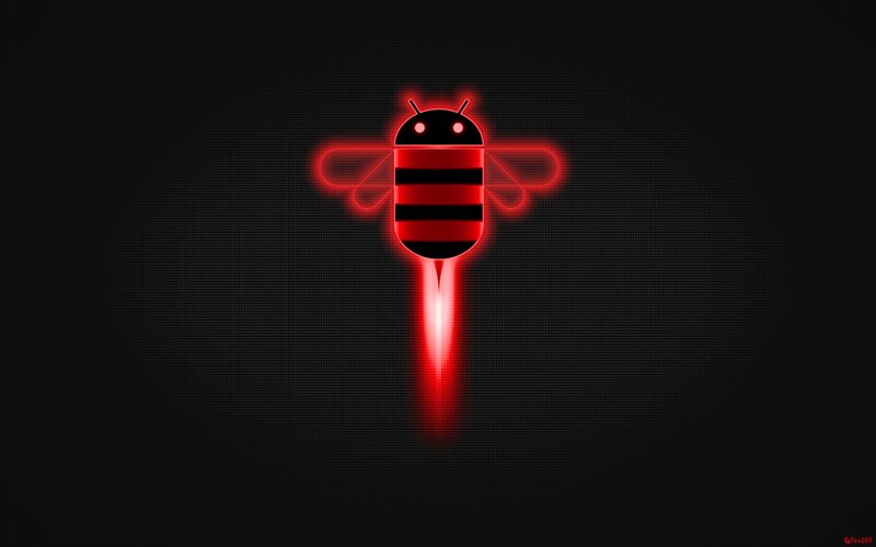 Red Android Bee Logo