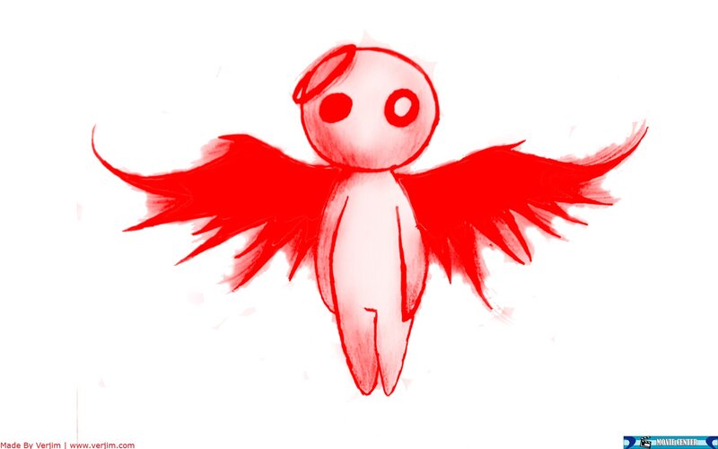 Red Angel Figure