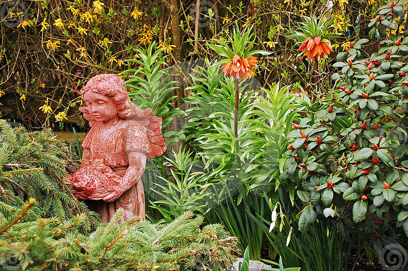 Red Angel Statue