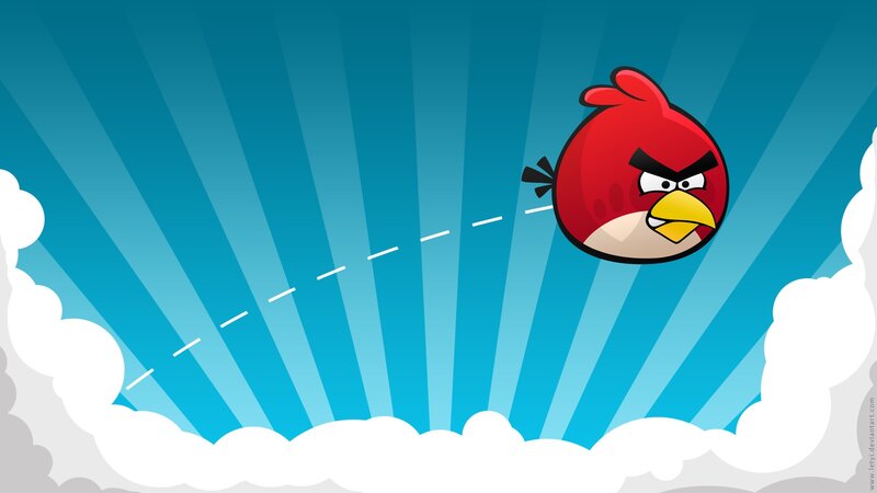 Red Angry Bird — Blue, Dynamic