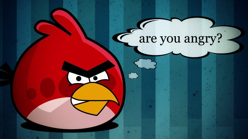 Red Angry Bird — Dramatic, Comic