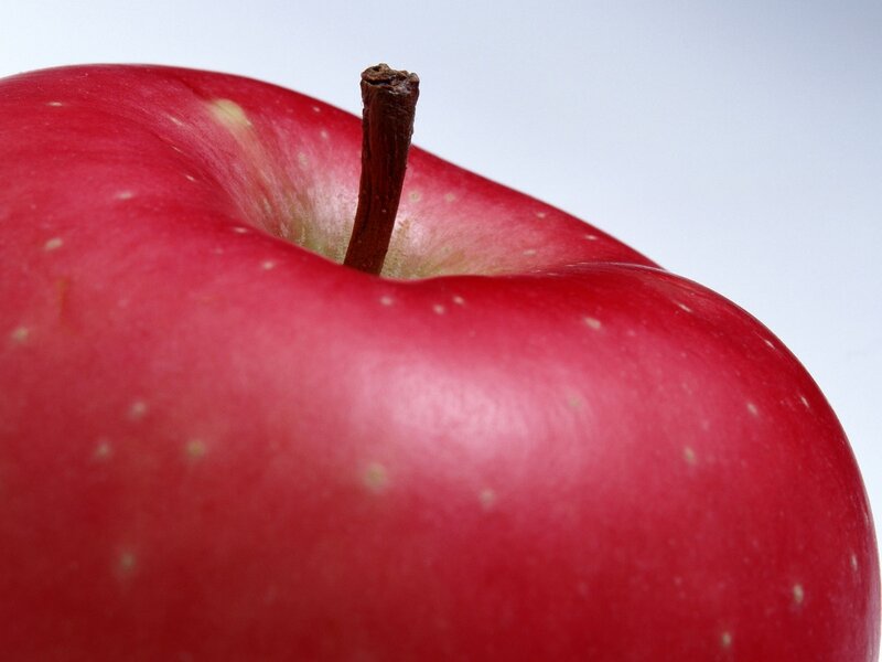 Red Apple Close-up