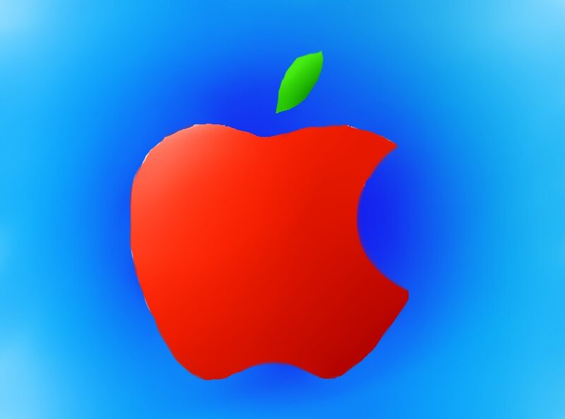 Red Apple Logo — Clean, Simple