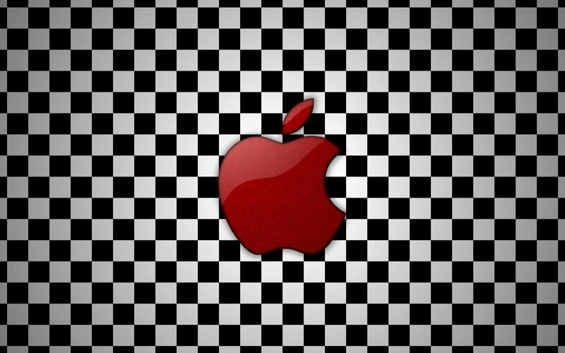 Red Apple Logo — Digital Art