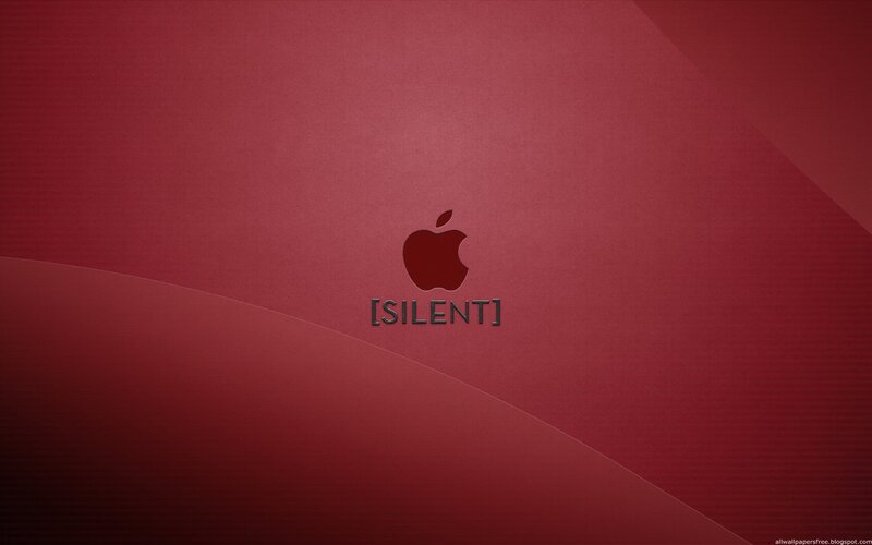 Red Apple Silent Wallpaper