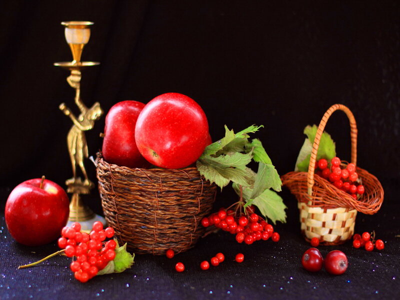 Red Apples and Berries