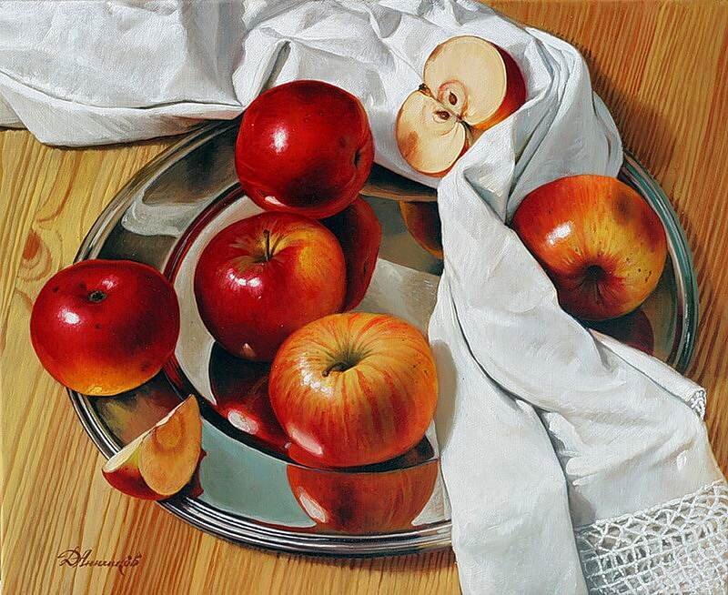 Red Apples in a Bowl — Calm