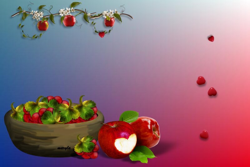 Red Apples in Bowl