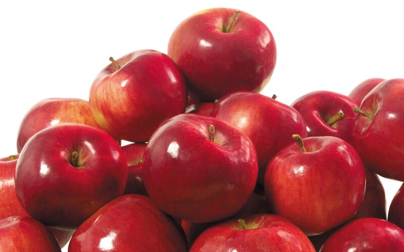 Red Apples in Pile — Neutral, Photograph, Stem