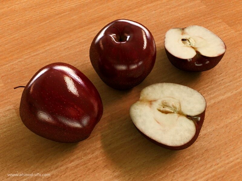 Red Apples on Wood — Neutral