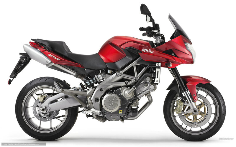Red Aprilia motorcycle
