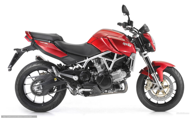 Red Aprilia Motorcycle — Neutral, Photograph