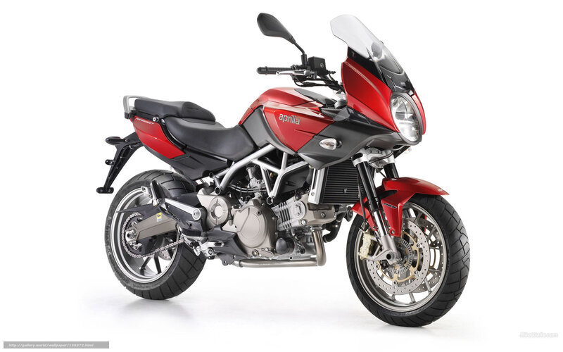 Red Aprilia Motorcycle — Neutral