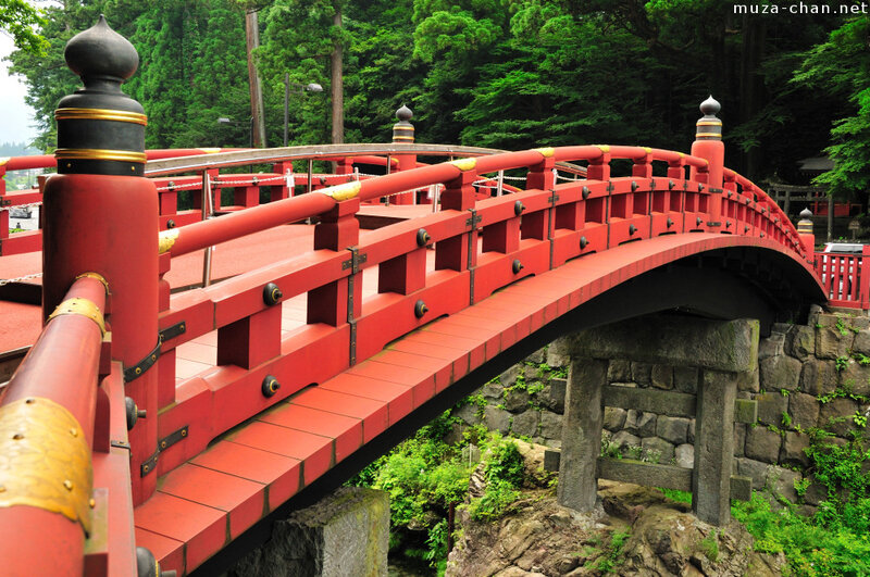 Red Arched Bridge — Serene, Summer
